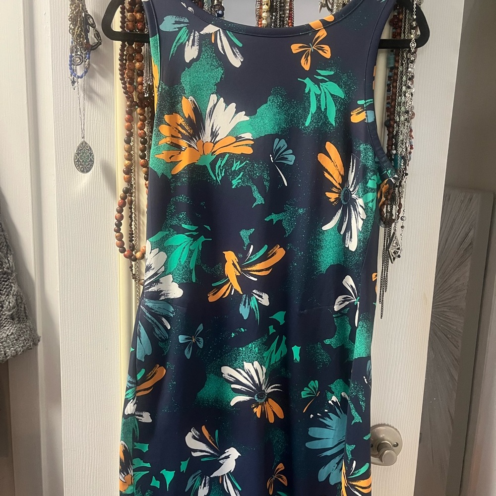 Floral Sleeveless tennis swim workout  Dress